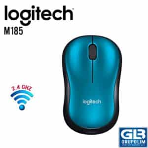 MOUSE LOGITECH AZUL M185 | INALAMBRICO