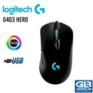 MOUSE LOGITECH G403 HERO (910-005630) GAMING | LED-RGB