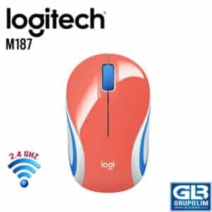 MOUSE LOGITECH M187 | WIRELESS | REFRESH PINK (910_005364)