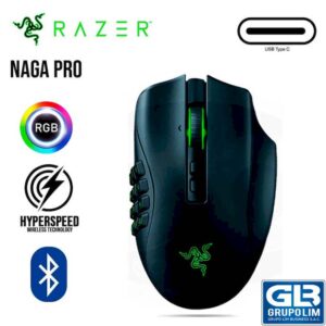 MOUSE RAZER NAGA PRO WIRELESS (RZ01-03420100-R3U1) 20K DPI