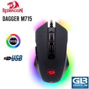 MOUSE REDRAGON DAGGER M715 | GAMING | LED-RGB