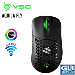 MOUSE VSG AQUILA FLY NEGRO MATE(VG-WM551-BLK-MAT) GAMING | 16000 DPI | SENSOR OPTICO