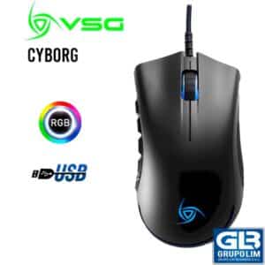 MOUSE VSG CYBORG RGB BOTONES 6/7/9 100IPS (VG-M880)