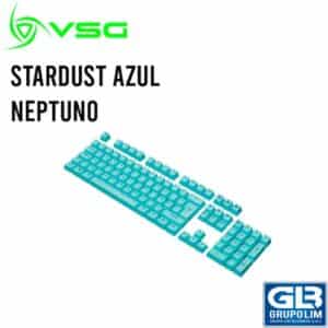SET DE 105 TECLAS VSG DOBLE INYECCION STARDUST AZUL NEPTUNO (VG-KC207-AQM)