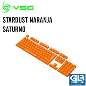 SET DE 105 TECLAS VSG DOBLE INYECCION STARDUST NARANJA SATURNO (VG-KC207-ORG)