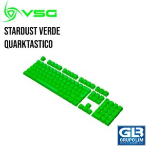 SET DE 105 TECLAS VSG DOBLE INYECCION STARDUST VERDE QUARKTASTICO (VG-KC207-GRN)