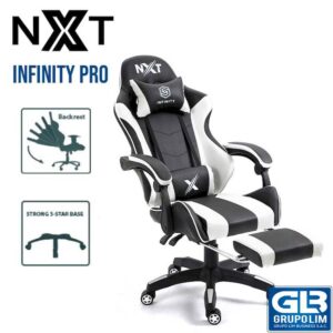 SILLA GAMER NXT INFINITY PRO BLANCO