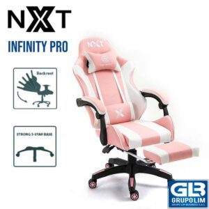 SILLA GAMER NXT INFINITY PRO ROSADO