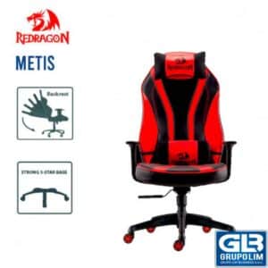 SILLA REDRAGON METIS NEGRO/ROJO C102