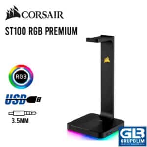SOPORTE PARA AUDIFONOS CORSAIR ST100 RGB PREMIUM (CA-9011167-NA)