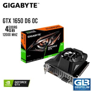 TARJETA DE VIDEO GIGABYTE GTX1650 D6 OC 4GB GDDR6 GV N1656OC 4GD 128BITS