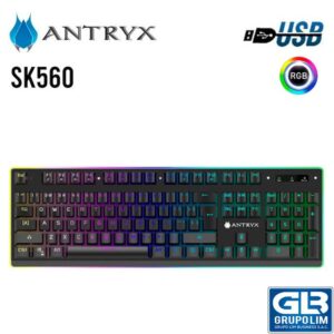 TECLADO ANTRYX CHROME STORM SK560 (AGK-CS560K-SP) SEMI-MECANICO