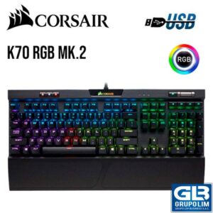 TECLADO GAMING CORSAIR K70 RGB MK.2 MX SPEED (CH-9109014-SP)