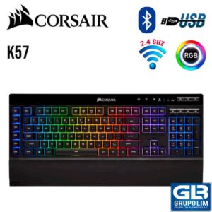 TECLADO GAMING CORSAIR WIRELESS K57 LED CAPELLIX (CH-925C015-SP)