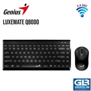 TECLADO GENIUS+ MOUSE LUXEMATE Q8000 WIRELES USB SP BLACK