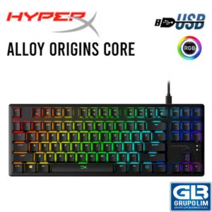 TECLADO HYPERX ALLOY ORIGINS CORE (HX-KB7RDX-US) MECANICO | LED-RGB