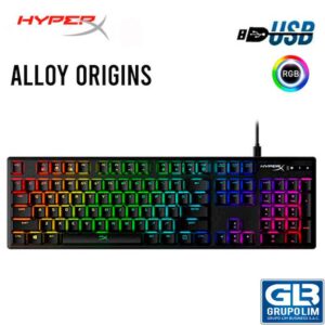 TECLADO HYPERX ALLOY ORIGINS (HX-KB6RDX-LA) MECANICO | LED-RGB