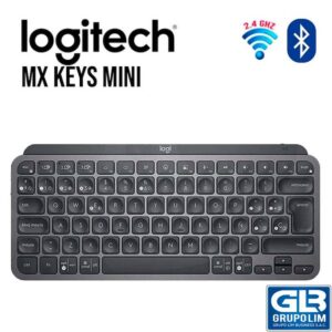 TECLADO LOGITECH MX KEYS MINI MULTI DEVICE GRAPHITE SP (920-010476) BLUETOOTH