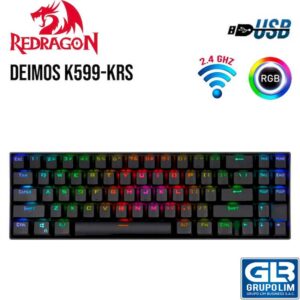 TECLADO REDRAGON DEIMOS K599-KRS WIRELESS ENGLISH
