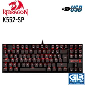 TECLADO REDRAGON GAMER KUMARA K552-SP |MECANICO RETROILUMINADO (K552-SP)