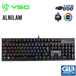 TECLADO VSG ALNILAM (VG-KM983-BLUE)| MECANICO | USB | SWITCH BLUE
