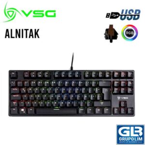 TECLADO VSG ALNITAK (VG-KM982-BROWN) BLACK | SWITCH BROWN | RGB