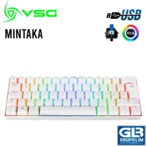 TECLADO VSG MINTAKA 1.55M WHITE SWITCH KAILH BLUE (VG-KM981-WHT-BLUE)