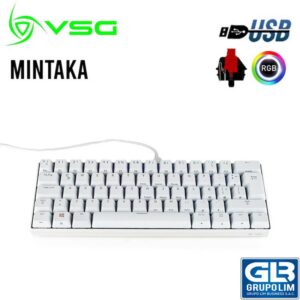 TECLADO VSG MINTAKA | SWITCH KAILH RED | BLANCO (VG-WHT-KM981-3)